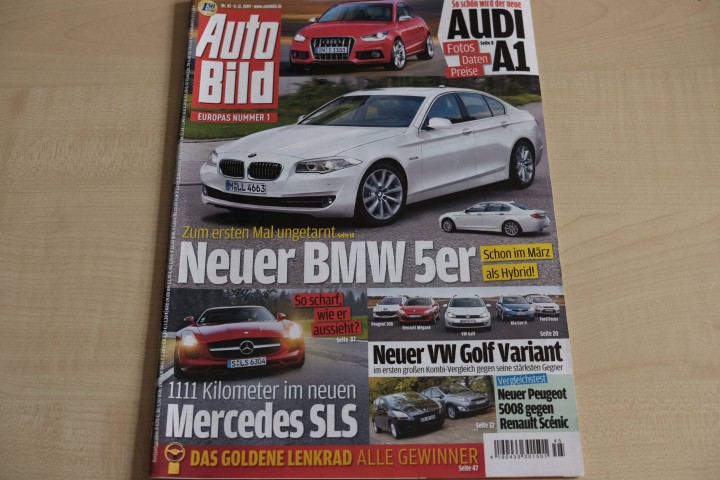 Deckblatt Auto Bild (45/2009)